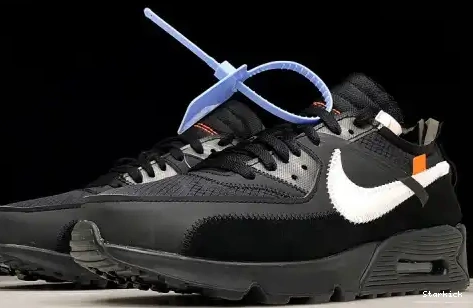 Max 90 Air  O-W Black AA7293-001 Nike 0628